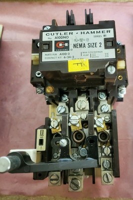 Cutler Hammer Starter AN16GN0 Series B1 Size 2 120 Volt Coil
