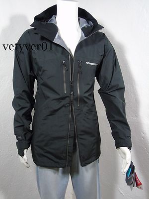 NWT HOMESCHOOL Universe Parka Waterproof/Breathable RECCO Jacket Black size  S