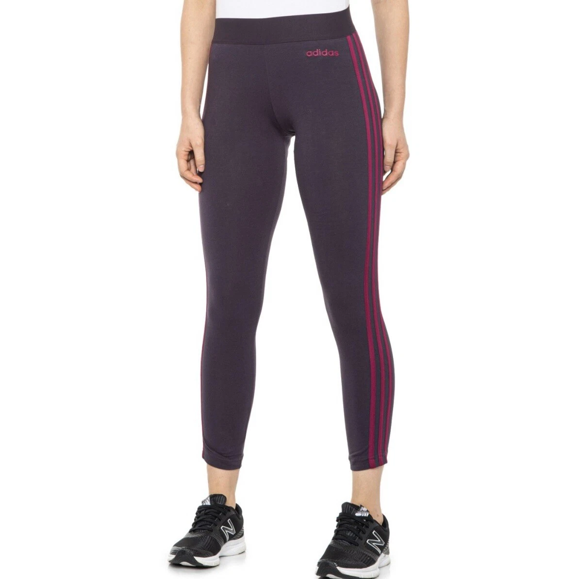 NEW ADIDAS WOMEN S LEGGINGS ACTIVE NOBLE PURPLE Size XS REGULAR