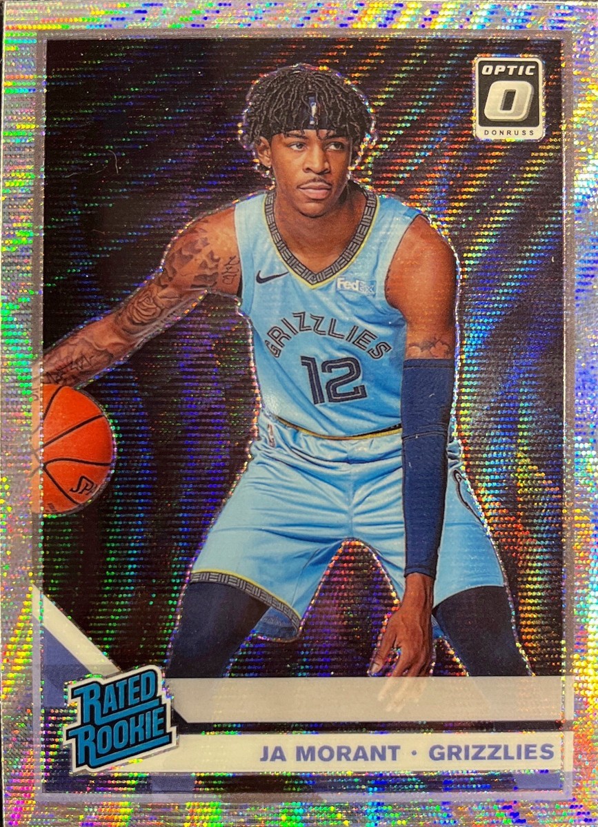 Ja Morant Donruss Optic 19-20 #168 Silver Wave Prizm Rookie
