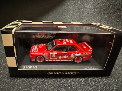 1:43 Scale Minichamps BMW M3 DTM 1988 DTM Avus H. Grohs
