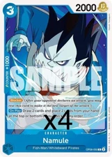 4X One Piece Card Game Namule OP08-050 Common NM