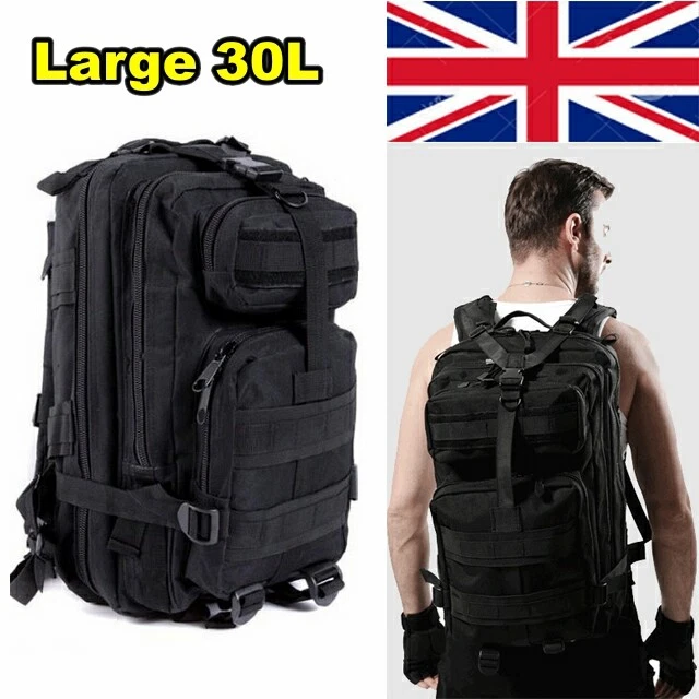 30L Tactical Backpack Military Molle Assault Pack Rucksack Cadet Army Men s Bag