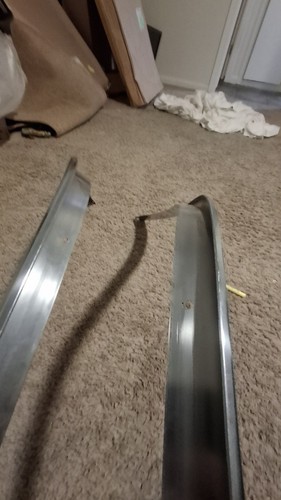 NOS 1966 CADILLAC L.H & R.H FRONT WHEEL WELL CHROME MOLDING TRIM OEM GM 3632809 - Picture 8 of 11