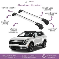ERKUL Roof Rack Cross Bars For Kia Sportage 2023-2025 Aluminum Lockable OPEN-BOX