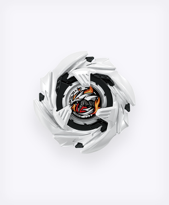 BEYBLADE X BX-00 Starter COBALTDRAGOON 9-60F Metal Coat White J