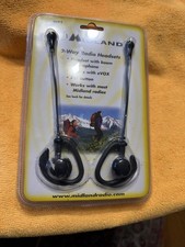 Midland AVP1 VOX Hands-Free Headset Microphones For 2 Way Radios 2pk New