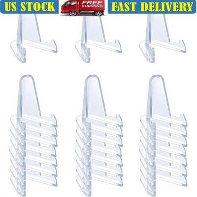 Acrylic Display Easel Stand Set of 24 Collectibles Cards Artwork Medals New