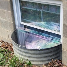 Basement Window Well Covers, Egress Window Well Cover Outside, Heavy Duty Cle...