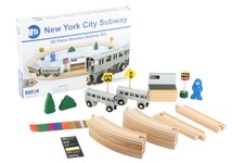 Daron Nyc Mta 20Piece Wooden Subway Set Ty060