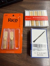 21 LOT Clarinet REEDS SUEWIO 2.5 10 Pack, Rico 2.0 2 Pack,  Sovvid 2.5 9 Pack