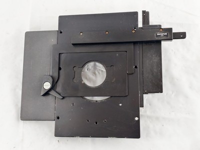 Olympus IMT-2 Inverted Microscope XY Stage with Petri Dish / Slide holder