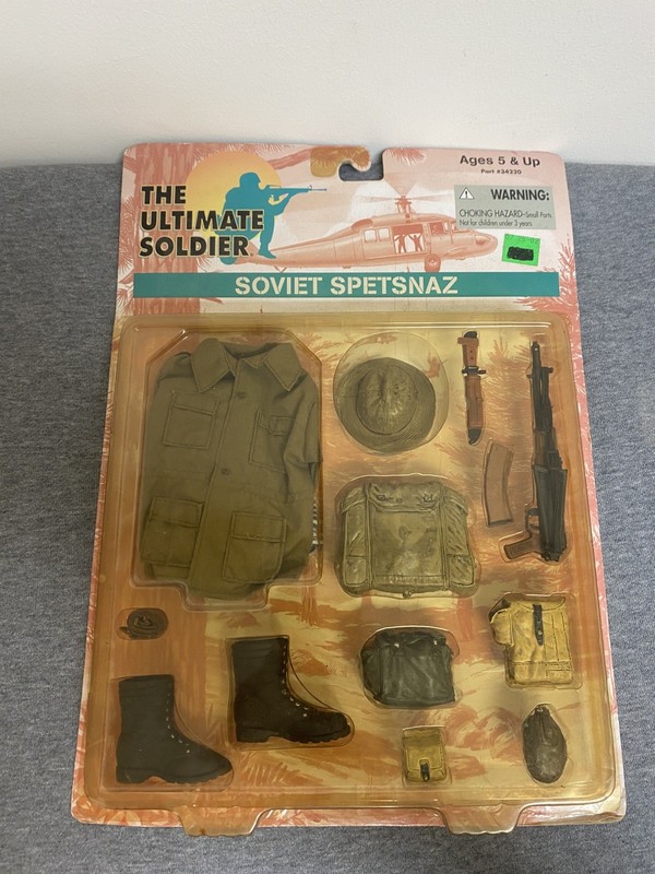 Ultimate Soldier RARE Soviet Spetsnaz set for 12” action figures 2000 New NRFB