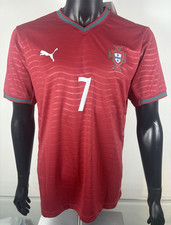 Size S  Portugal National Team Soccer Jersey Cristiano Ronaldo #7 Red Men’s