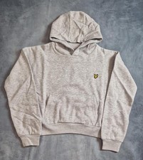 Lyle & Scott Kids' Pearl Grey Marl Hoodie, Size 9-10Y