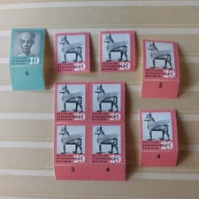 DDR 1959, Mi-Nr. 743 - 744, postfrisch, Ränder 