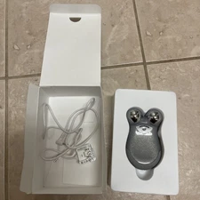 NuFACE Mini Facial Toning Device Silver  Glitter With Charger Only