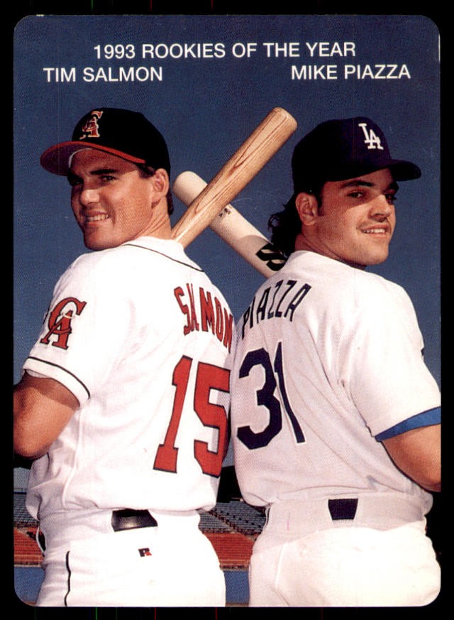 1994 Mother's Cookies Mike Piazza and Tim Salmon #4 Tim Salmon / Mike Piazza