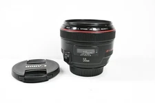 Canon EF 50mm f/1.2 L USM Lens - Near Mint - USA Seller