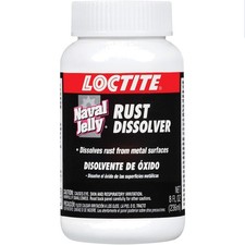 8 fl oz Naval Jelly Rust Remover - Fast, Easy Metal Restoration for Homeowners
