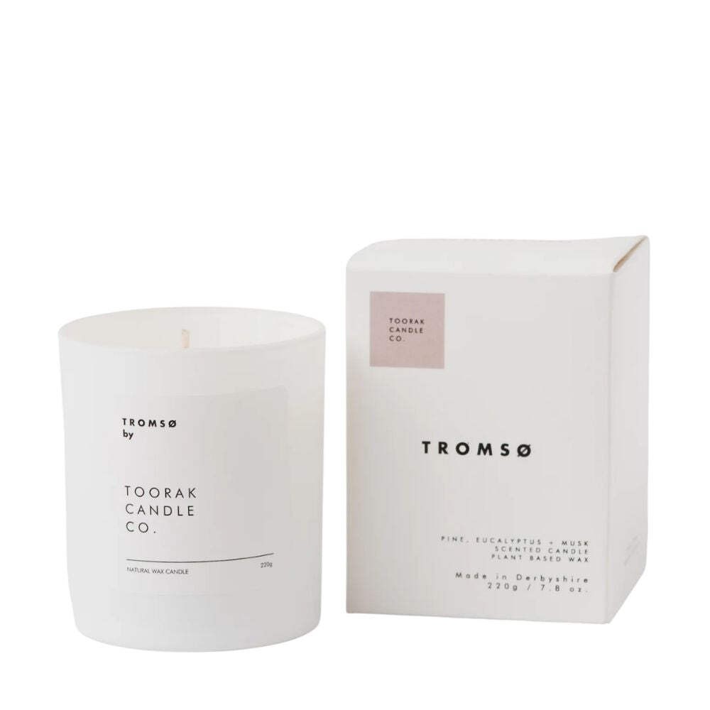 Toorak Candle Co Tromso Natural Wax Candle 220g Scented Soy Candle