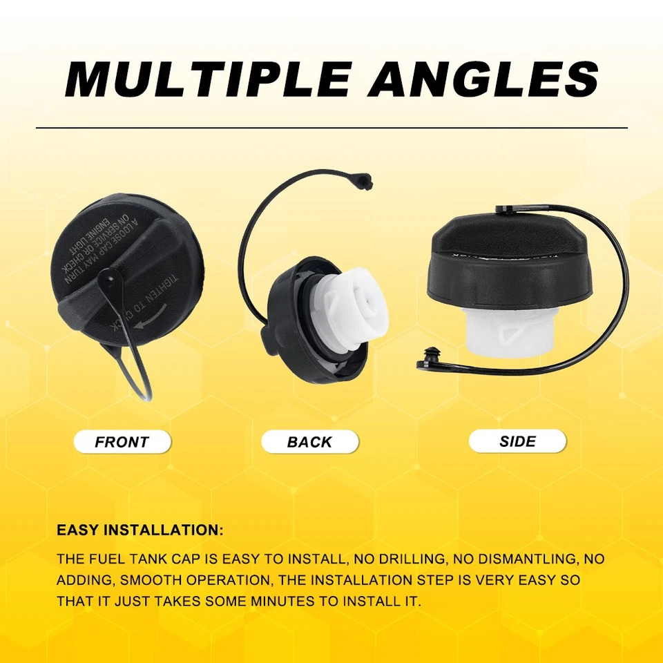 NUEVO para Dodge Ram 1500-4500 2003-2018 3.6, 3.7, 4.7, 5.7 tapa de gasolina 52030377AB E Foto 4 de 4