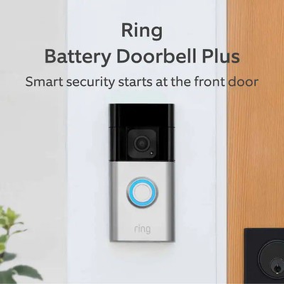 NEW - Ring Battery Doorbell Plus Smart Wifi Video Security Camera