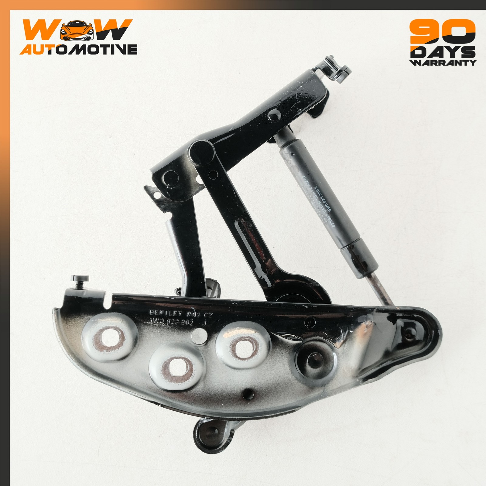 10-19 BENTLEY CONTINENTAL GTC FLYING SPUR RIGHT LEFT HOOD HINGE STRUT BLACK OEM