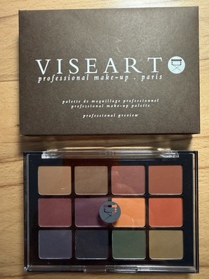 Viseart 12 Shade Professional Eye Shadow Palette VPE04 Dark Mattes 24g