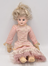 Antique Armand Marseille 3200 Bisque Head Doll 34cm German Cloth Body
