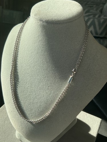 Chopard 18 ct white 17 grams double length chain