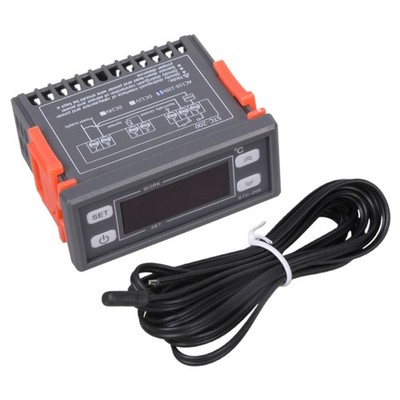Digital Temperature Controller -40-99°C Thermostat Regulator Heating Cooling