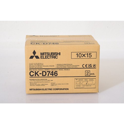 Mitsubishi CK-D746 Ribbon - / Paper Set For Color Printer CP-D - Photo Paper