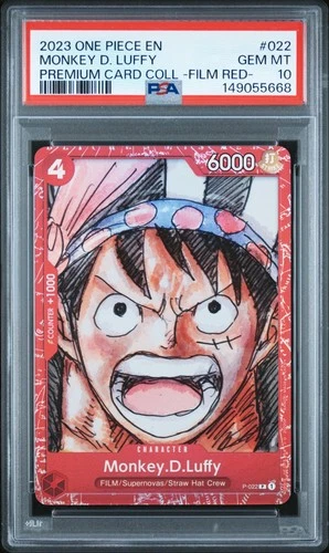 Monkey D Luffy 2023 Monkey D Luffy #P-022 Red