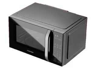 Chefman MicroCrisp Microwave 1.1 Cu Ft Countertop Oven w/ Crisper 1800W Black