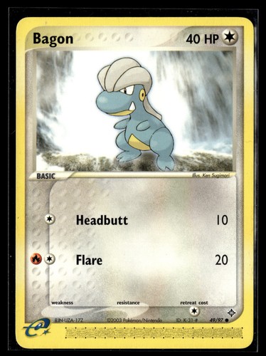 Pokemon TCG Dragon #49/97 Bagon