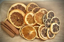 Primitive Dried Grapefruit,Oranges,Lemon & Lime Slices~Farmhouse Decorations