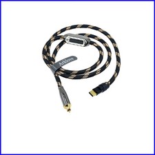 Premium 5ft USB Type C to Optical Toslink Cable for Superior Sound Quality