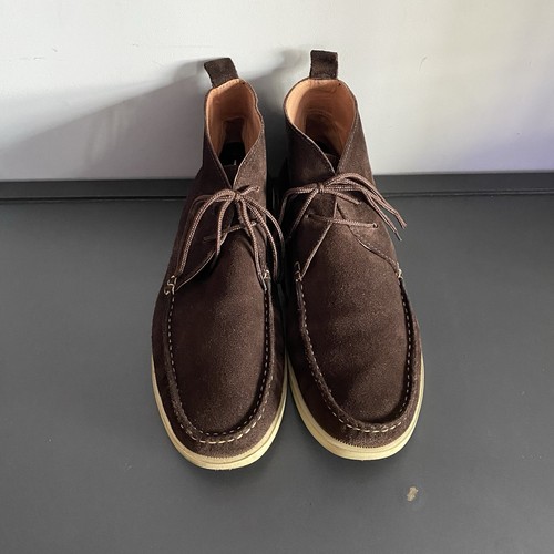 Nicholas Deakins Rohan Wildleder Herren Stiefel UK 10 Braun Knöchel Chukka Freizeit Smart - Bild 6 von 15