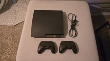 Sony PlayStation 3 Slim CECH2001B 1TB W/ Two Retrofighters Bluetooth Controllers