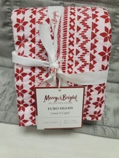 Levtex Home Merry & Bright Comet & Cupid Holiday One Euro Sham