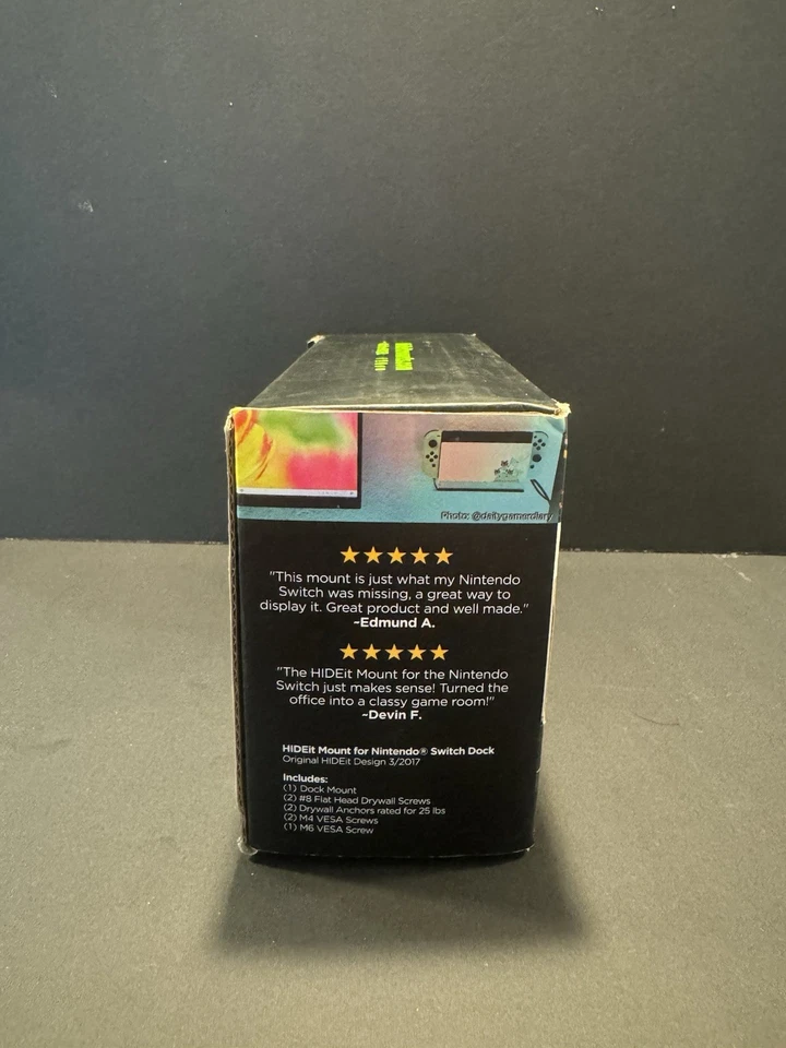 HIDEit Mount for Nintendo Switch Dock – Wall Mount Bracket For Nintendo Switch - Image 2 of 3