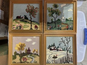 4 Handmade Samplers Of The Seasons