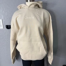 Comfrt Signature Hoodie, Bone, Small Style Kjhu01