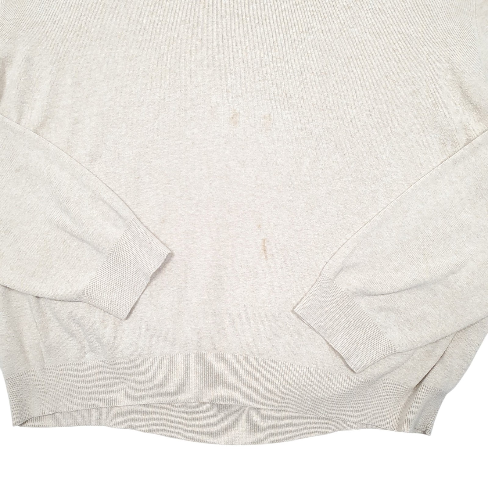 POLO RALPH LAUREN Crewneck Collared Knit Pima Jumper Sweatshirt Mens XL image 4