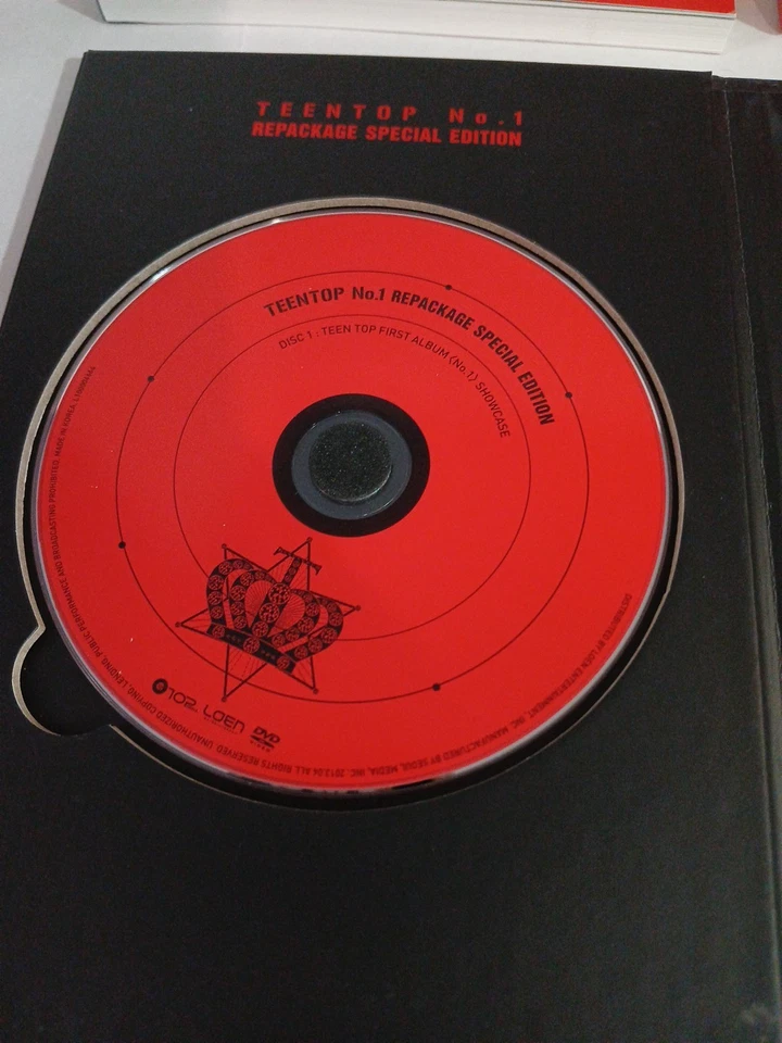 Teen Top No. 1 Repackage Special Edition Korean Pop Kpop Cd Dvd - Image 2 of 4