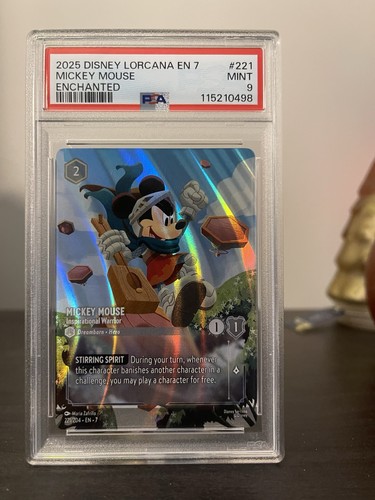 Mickey Mouse - Inspirational Warrior graded PSA 9 for sale on eBay
