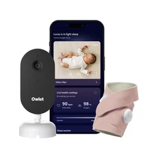 Owlet - Dream Duo (Gen 3) All-in-One Smart Baby Monitoring with Sock & 2K H...