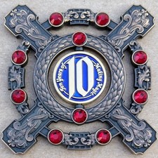 Geocoin Club Aug. 2015 Spin 2 Geocoins in 1 - Spec. Ed. - Activated  Adoptable