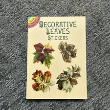 Decorative Leaves Stickers by Anna Samuel (2004, Sticker Book)